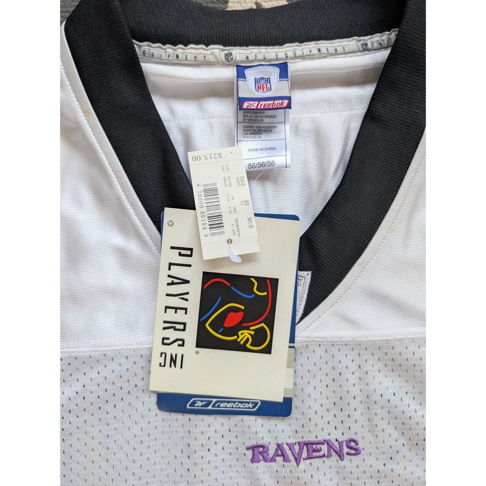 Vintage Y2K Jamal Lewis Jersey Mens 56 NWT READ Baltimore Ravens Stitched White - Picture 5 of 16